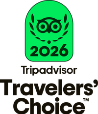 Tripadvisor TC Badge Travelers Choice Center Aligned Black L
